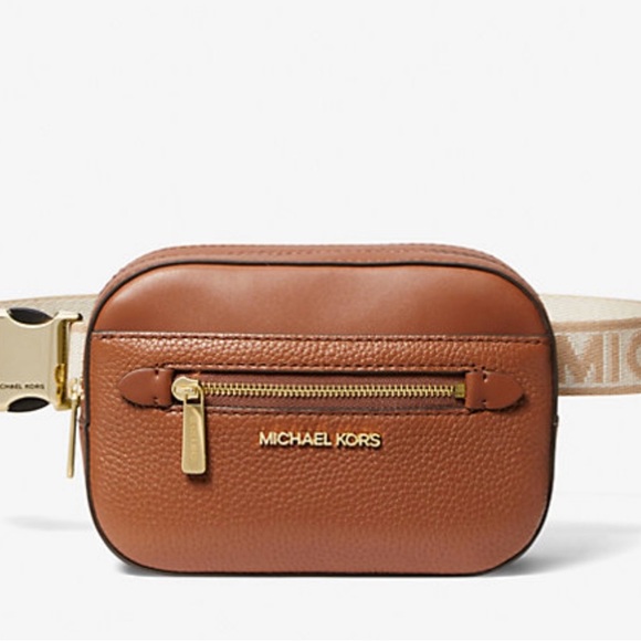 Michael Kors Handbags - Michael Kors Jet Set Small Pebbled Leather Belt Bag